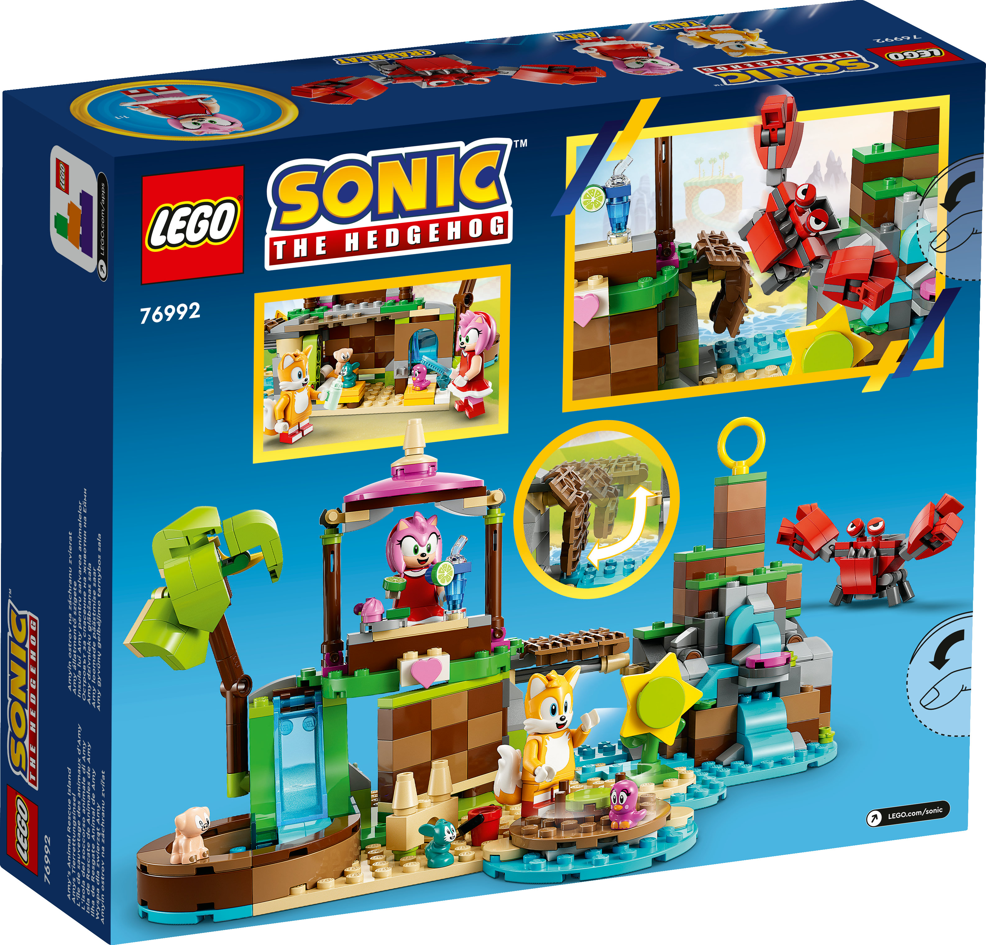 LEGO Sonic the Hedgehog 76992 Amys Tierrettungsinsel