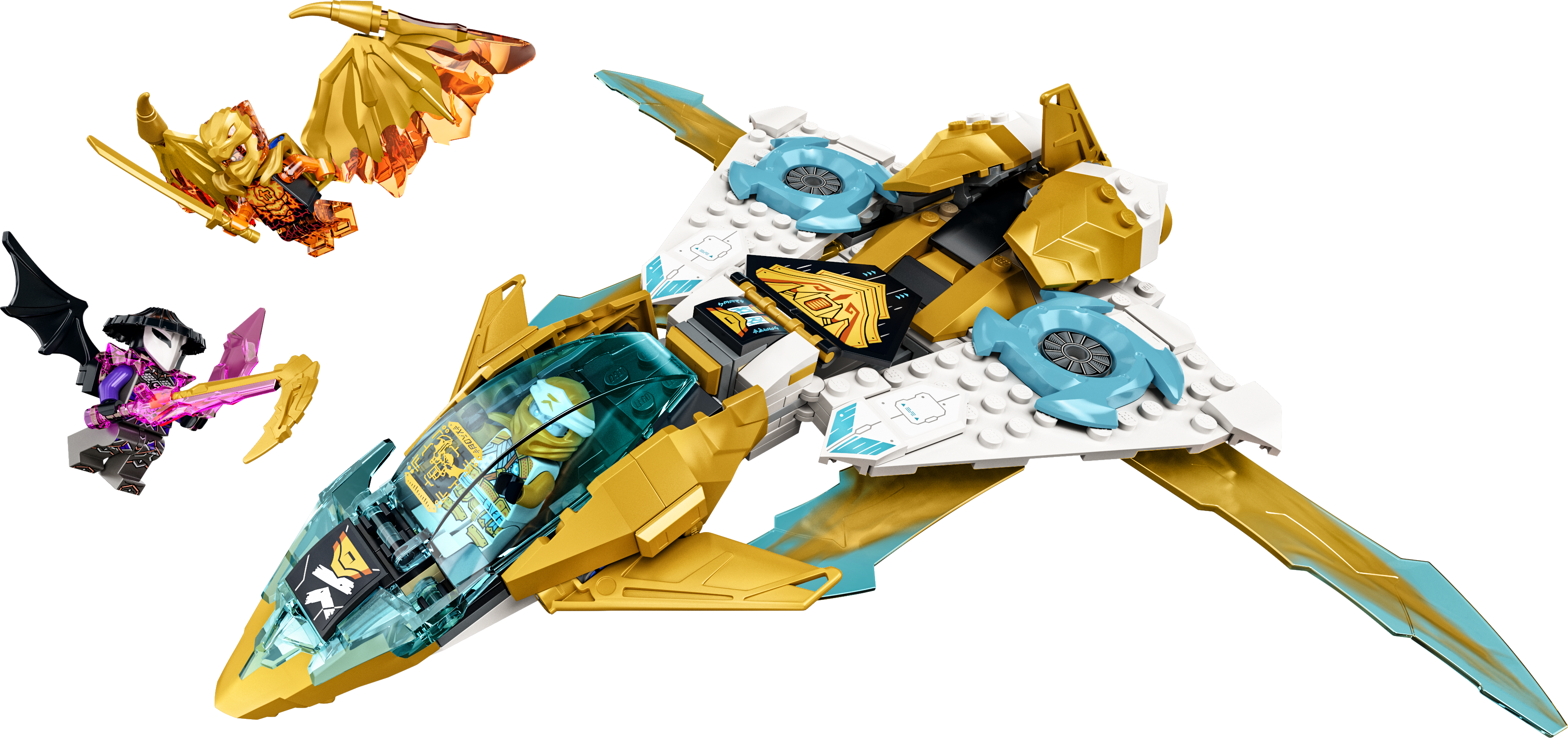 LEGO® NINJAGO 71770 Zanes Golddrachen-Jet