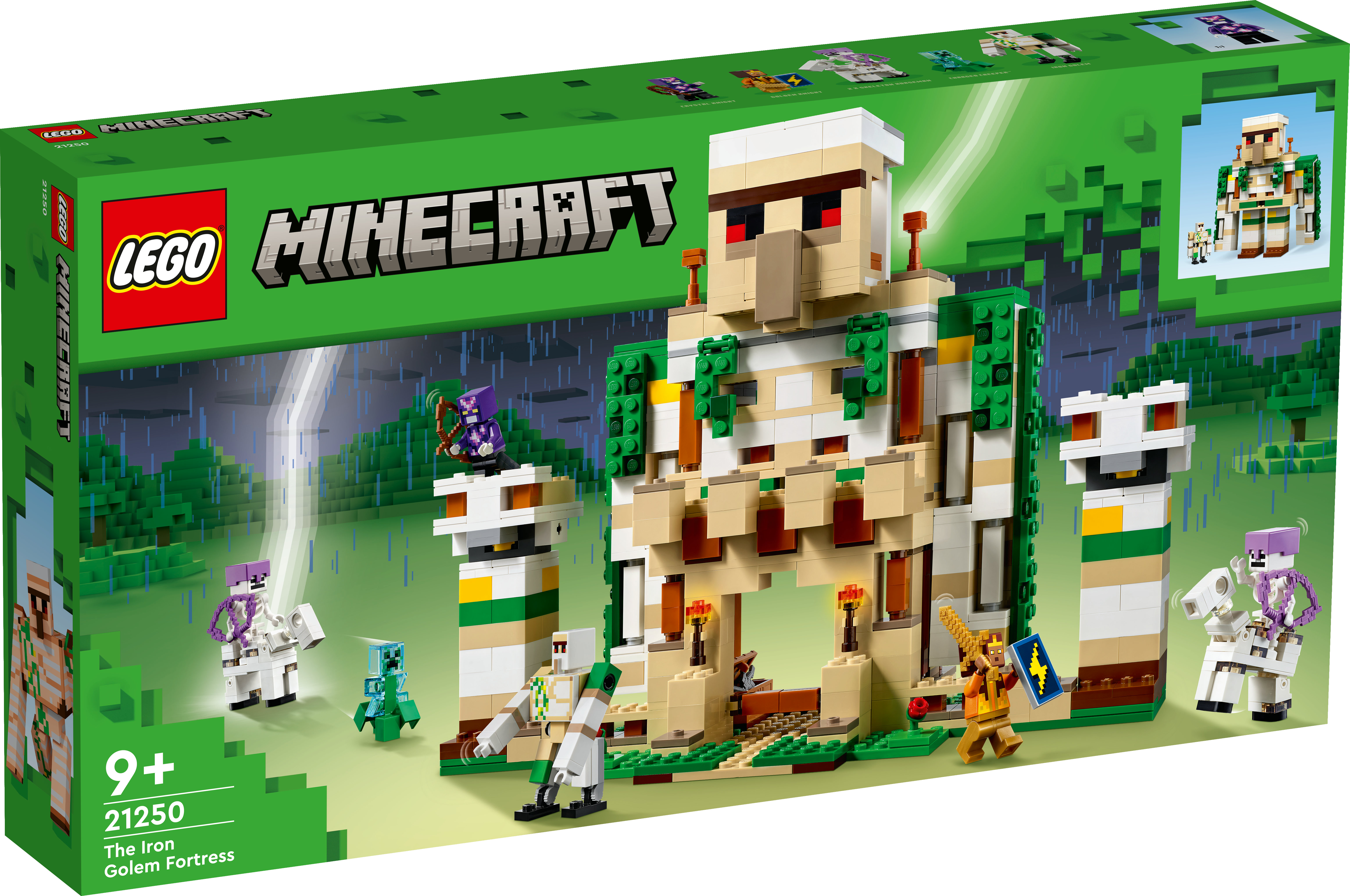 LEGO Minecraft 21250 Die Eisengolem Festung