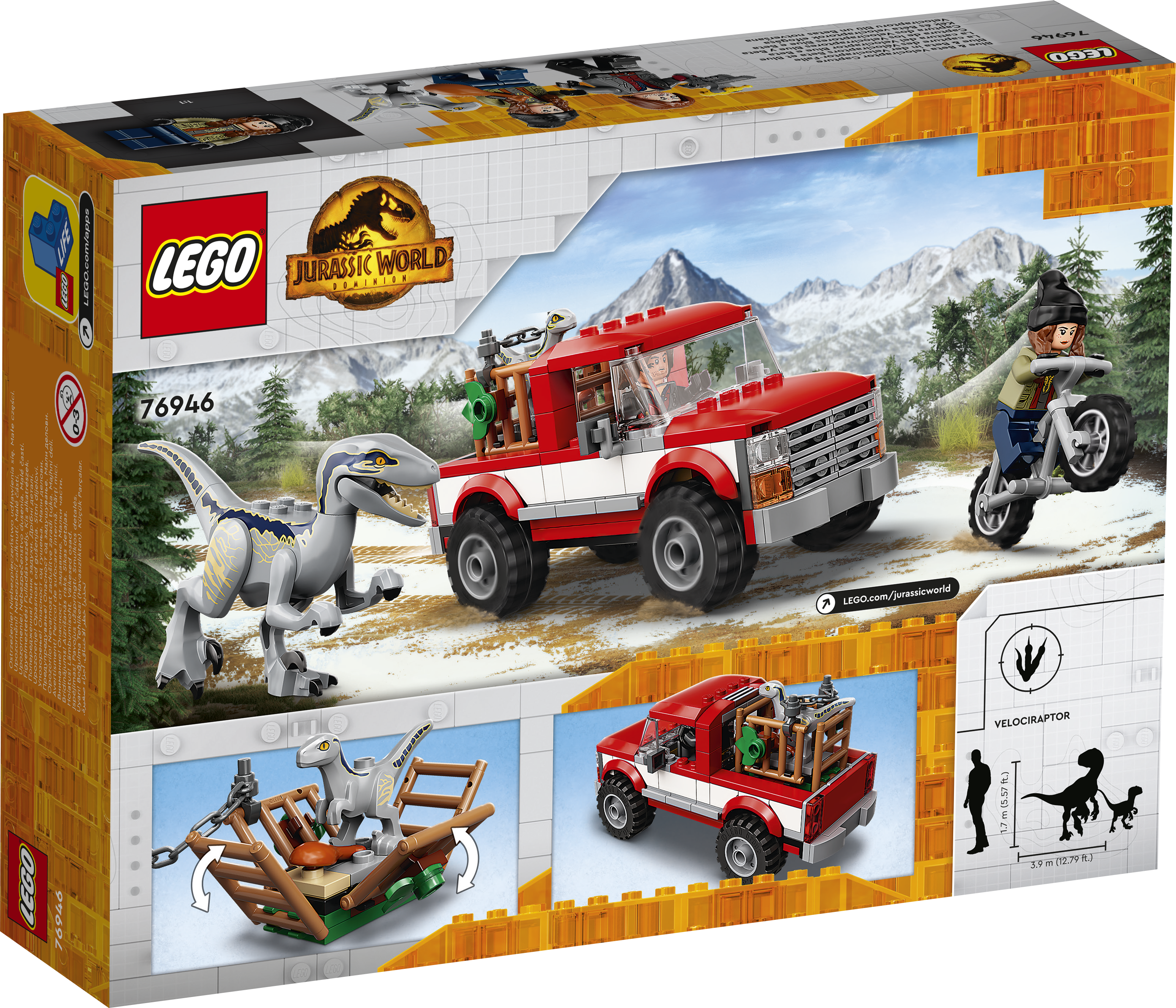 LEGO® Jurassic World™ 76946 Blue &amp; Beta in der Velociraptor-Falle