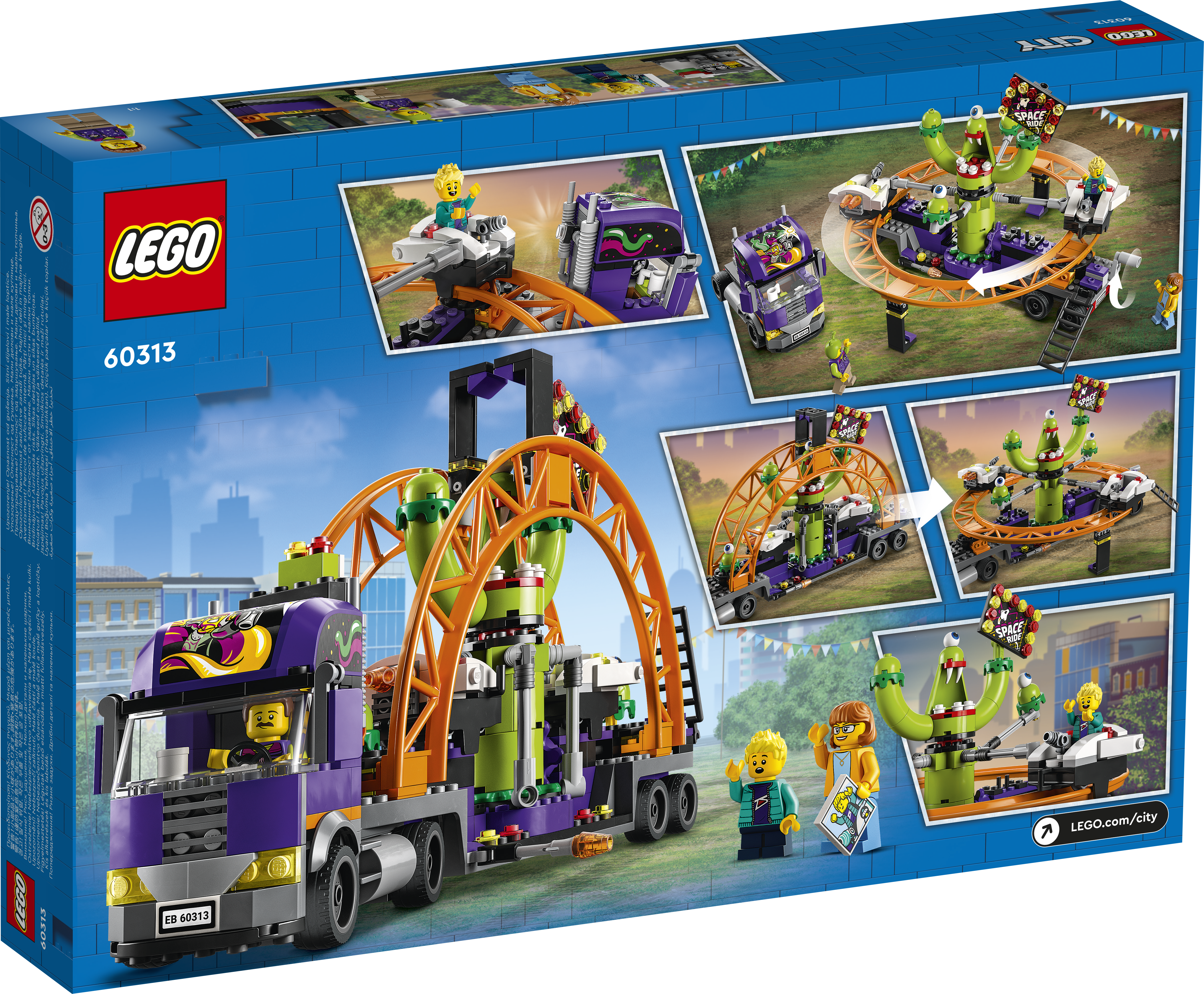 LEGO® City 60313 LKW mit Weltraumkarussell
