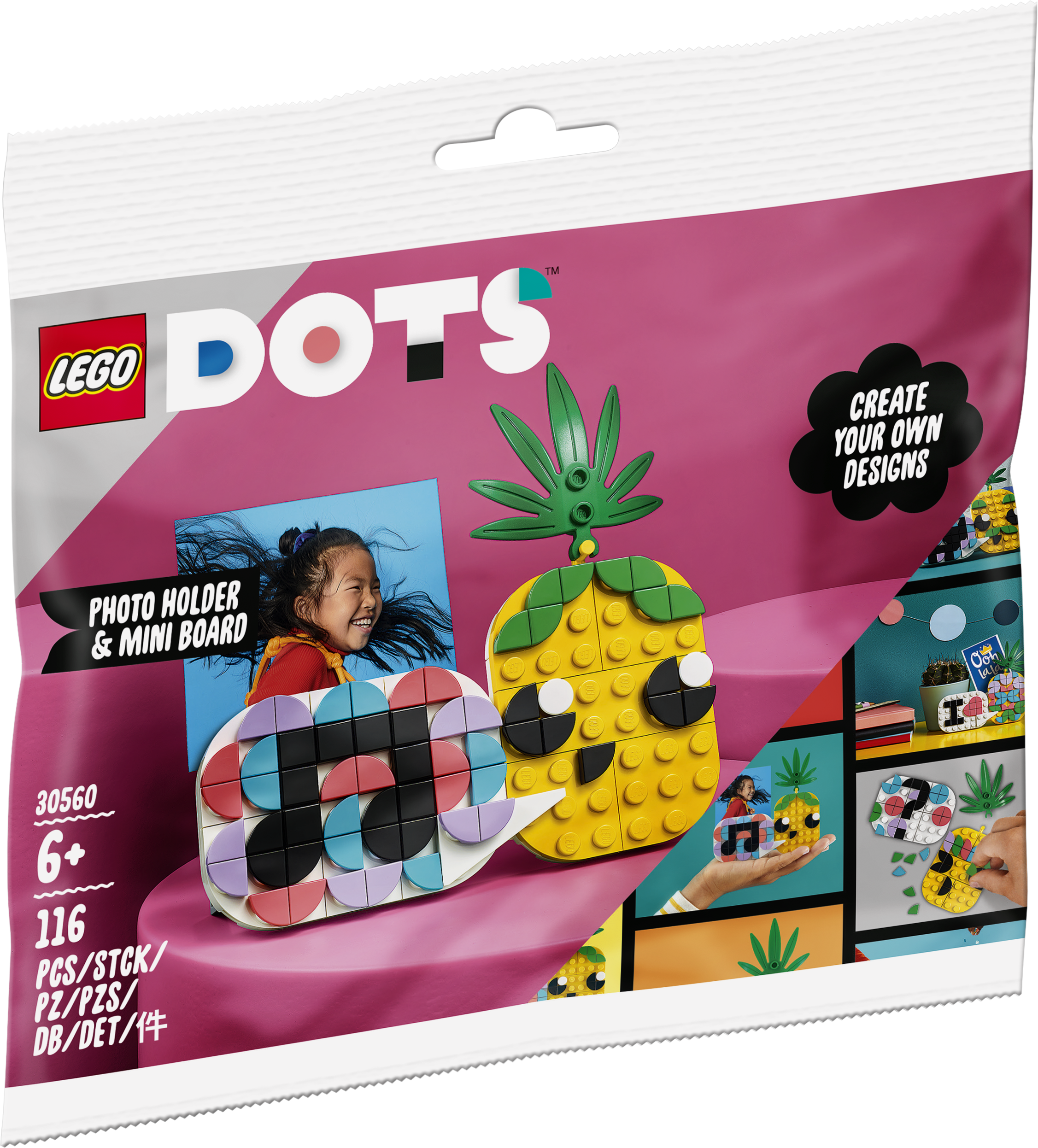 LEGO® DOTS™ 30560 Ananas Fotohalter & Mini-Tafel Polybag