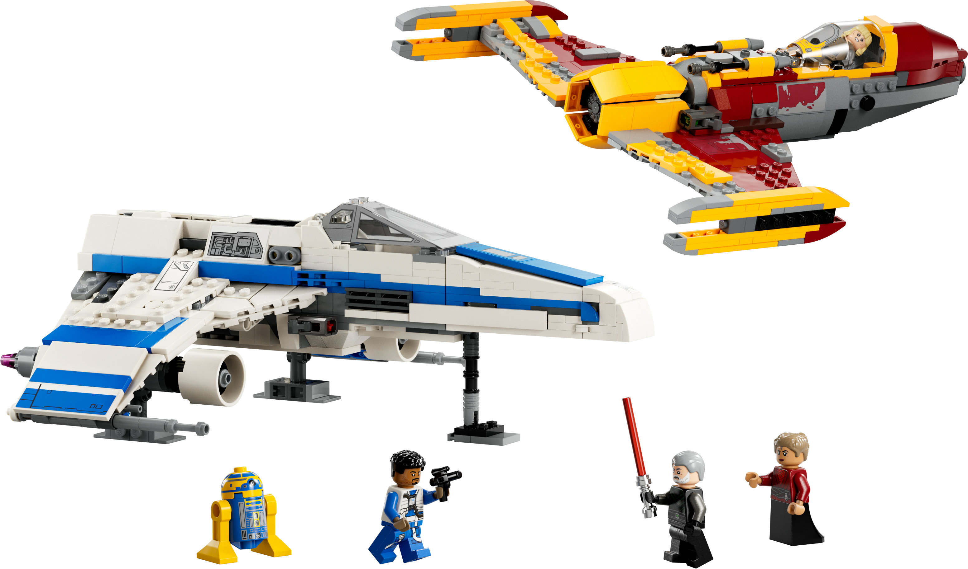 LEGO Star Wars 75364 New Republic E Wing vs Shin Hatis Starfighter
