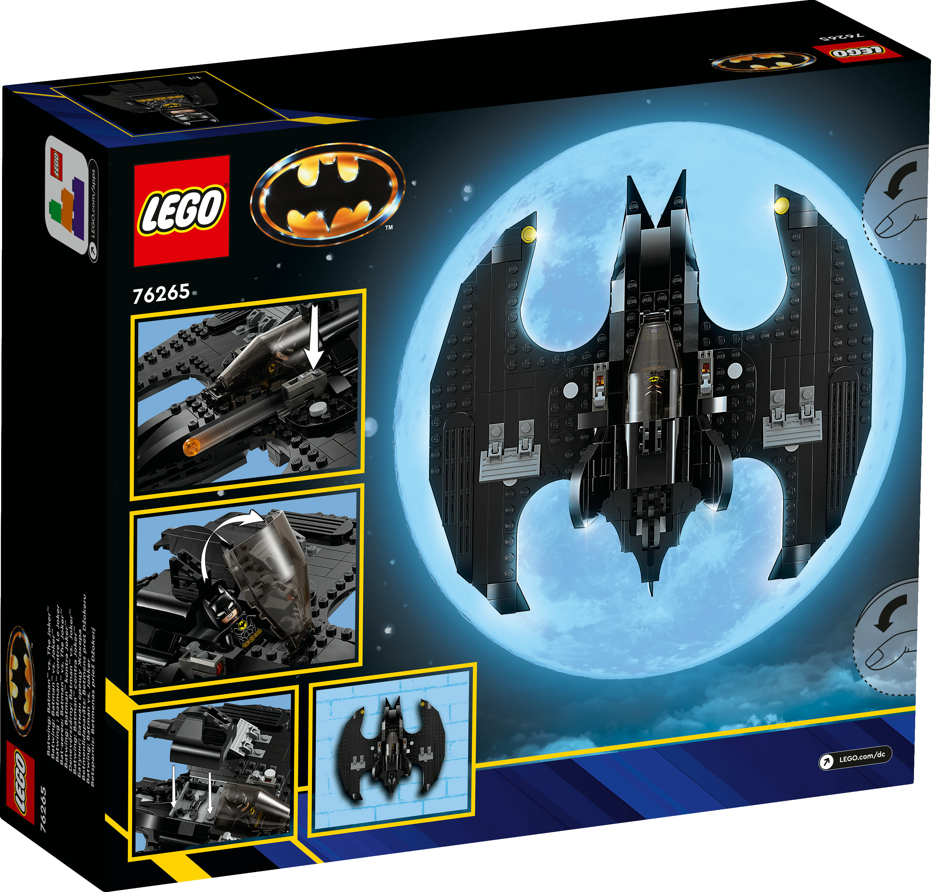 LEGO DC Comics Super Heroes 76265 Batwing Batman vs Joker