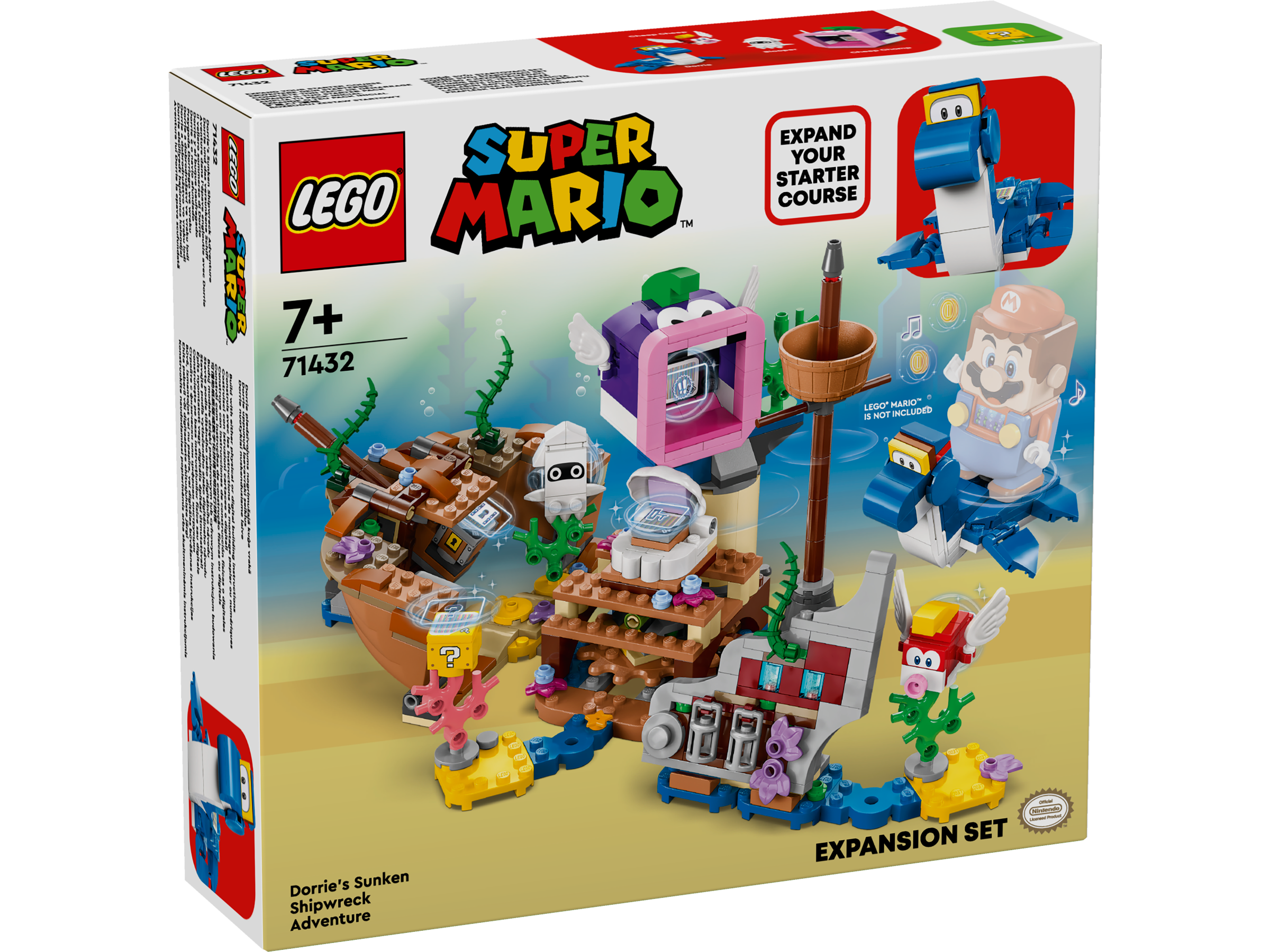 LEGO® Super Mario™ 71432 Dorrie und das versunkene Schiff – Erweiterungsset